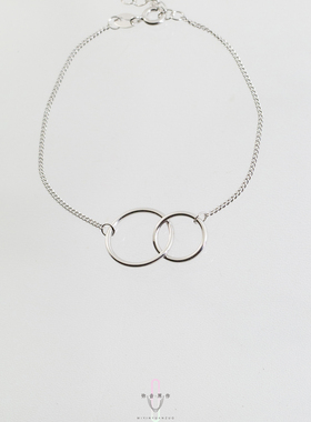 弥音原作 并生手链925纯银手链装饰手饰高级情人节送礼物轻奢精致