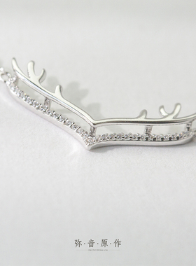 弥音原作S925纯银十字链女锁骨链