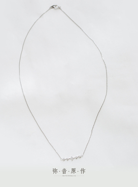 锁骨链项链S925纯银水钻
