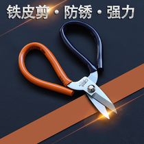 Scissors Industrial-grade Multifunction Powerful Short Mouth Gold And Silver Jewelry Hardware Electrics Iron Sheet High Carbon Steel Scissors Home