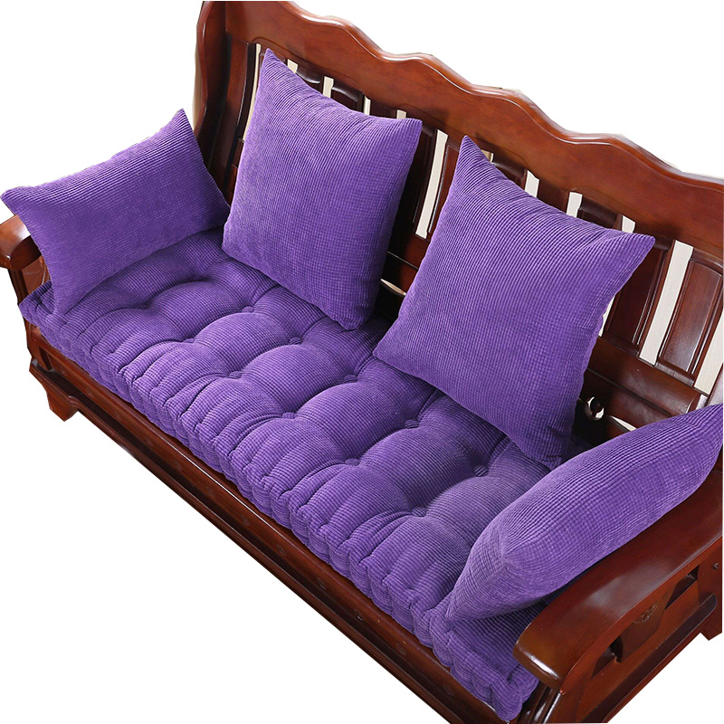 红实木沙发垫冬季加厚防滑坐垫木头老式沙发中式三人座飘窗垫订做
