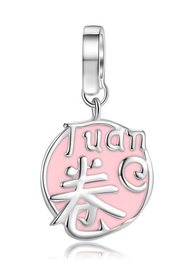 925纯银项链吊坠新款卡通可爱