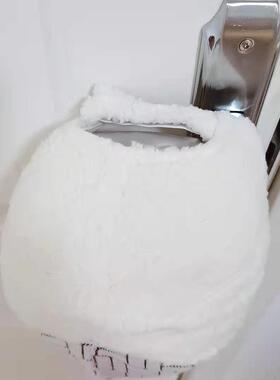 羊羔绒宽檐圆顶逛街学生秋冬帽子