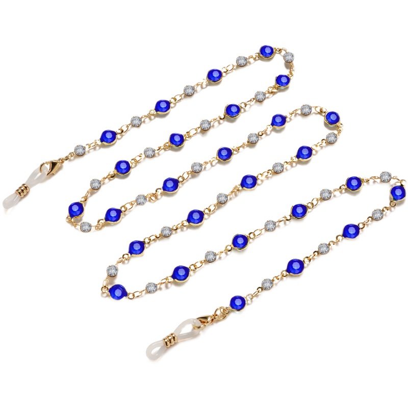 日韩款眼镜链锆石彩钻时尚潮款男女挂脖配饰太阳眼镜墨镜防丢链子,淘宝优惠券,粉丝福利购,淘宝优惠卷