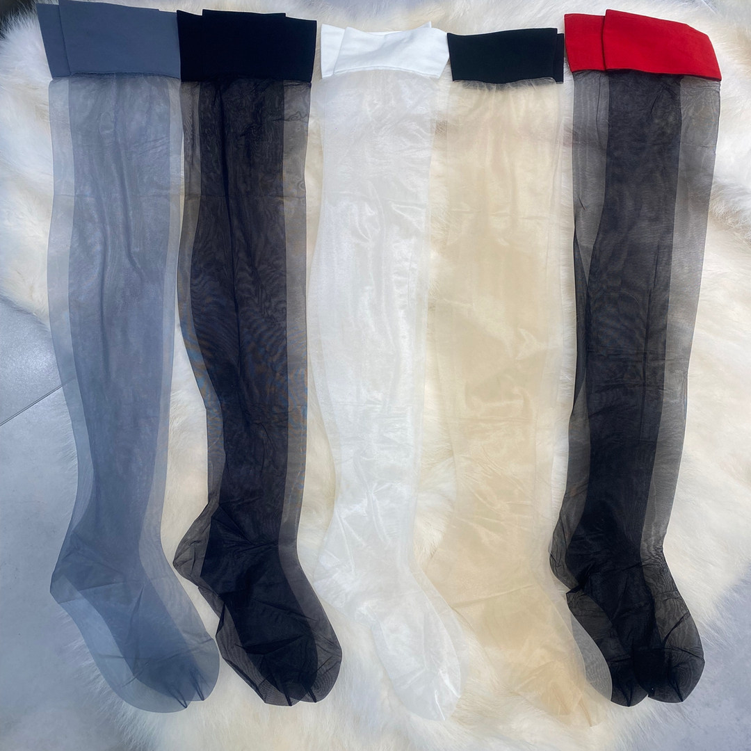0D黑丝过膝袜高透长筒袜女半截过膝白丝大腿袜纯欲丝袜丝滑512针,淘宝优惠券,粉丝福利购,淘宝优惠卷