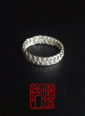 【画银坊】原创手工《编织戒指