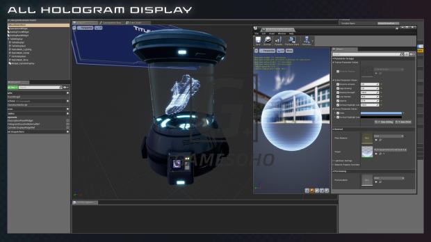 UE4虚幻5未来科幻展示全息智能科技特效 HOLOGRAM DISPLAY Pack - 图2