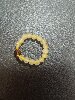Natural beeswax ring