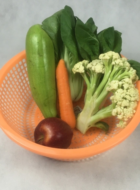 加厚镂空洗菜篮厨房塑料洗菜盆米