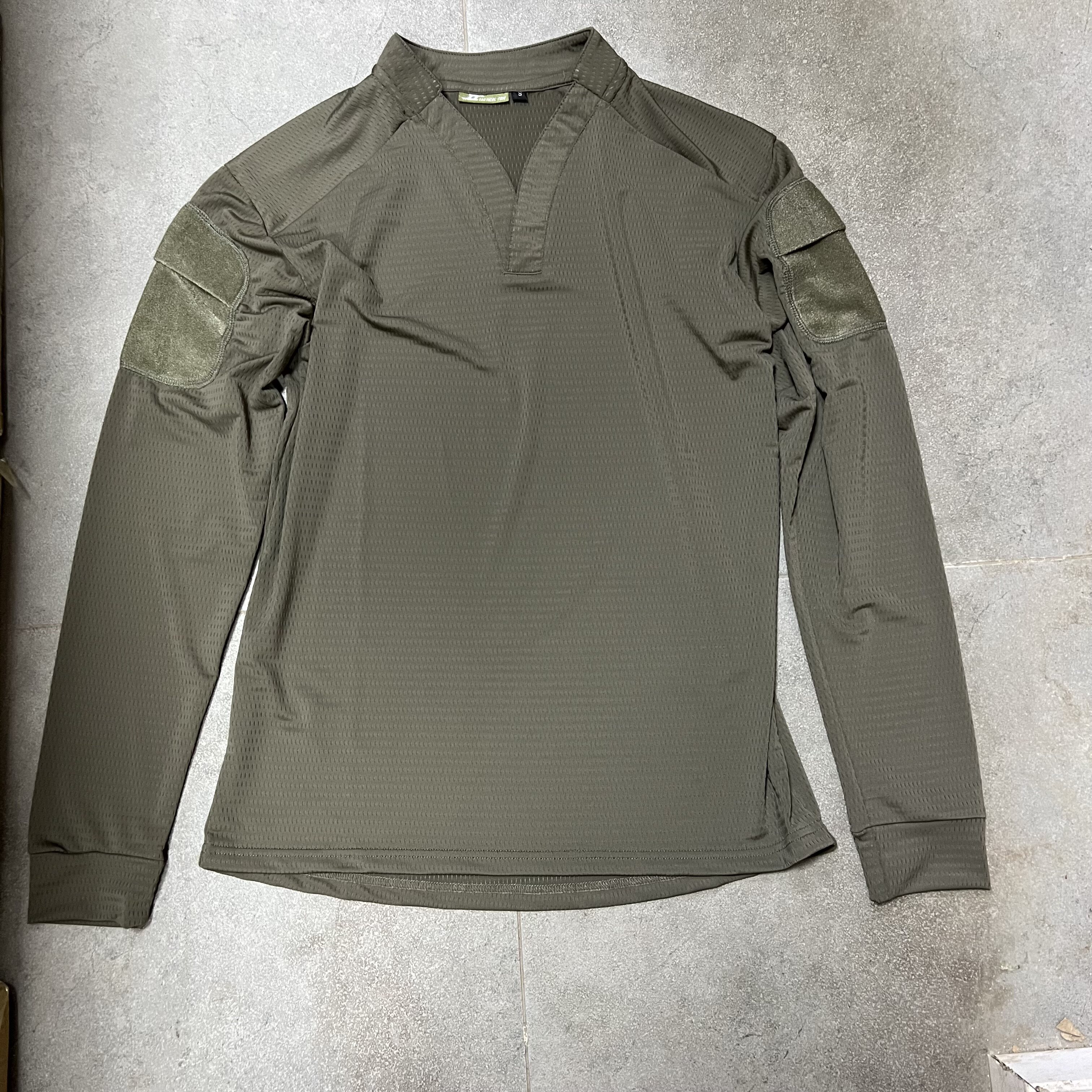 RG游骑兵绿VS长袖战术T恤户外徒步登山速干排汗V领体恤通风冰感,淘宝优惠券,粉丝福利购,淘宝优惠卷