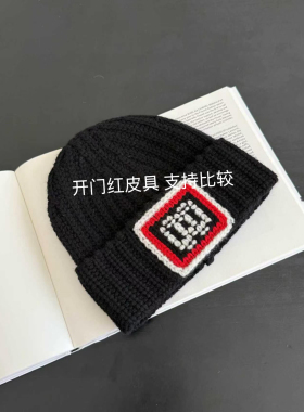 2026新品儿童贴标针织帽韩版网红百搭保暖冬季毛线帽秋冬学生帽子