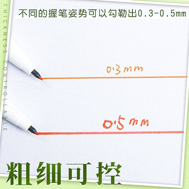 慕娜美Plus Pen3000纤维头水性勾线笔水彩笔彩色绘画手账笔60色,淘宝优惠券,粉丝福利购,淘宝优惠卷