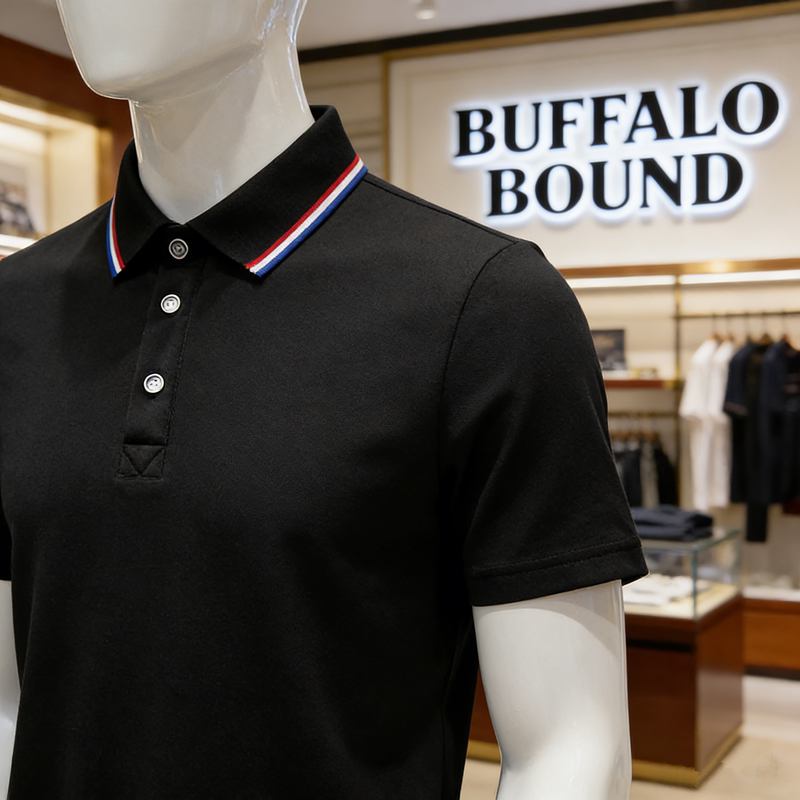 BUFFALO BOUND翻领POLO衫