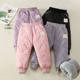 Children's new winter cotton pants with thickened quilting
