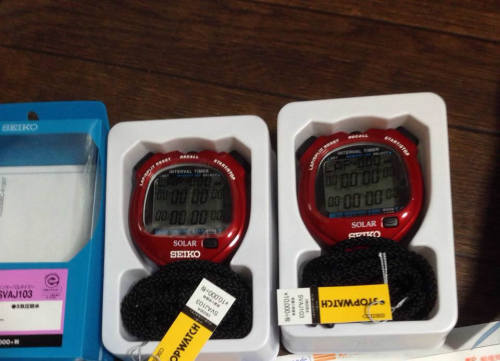 精工SEIKO秒表SVAJ103 S062 SVAJ101太阳能计时器秒表 现货 - 图2