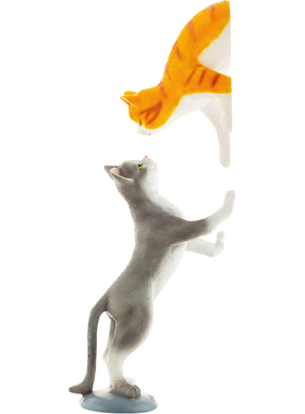 慧心巧聚小猫摆件创意玄关客厅酒柜装饰品墙面卧室书柜可爱小摆设