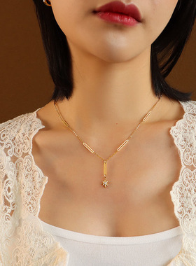 加长项链毛衣链高领胖妹妹大码