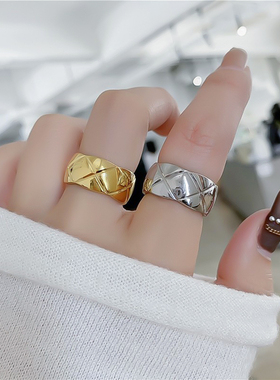 大码戒指大号钛钢小香情侣