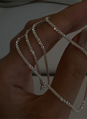 Women Necklace Choker Gift波光粼粼锁骨链满天星项圈颈链项链女