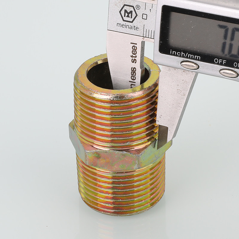 液压高压油管接头英制锥螺纹过渡对丝直通4分6分1寸A型口平口,淘宝优惠券,粉丝福利购,淘宝优惠卷