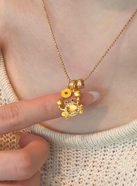 新款冷淡风八芒星粉钻项链女时尚高级感气质锁骨链小众轻奢风颈