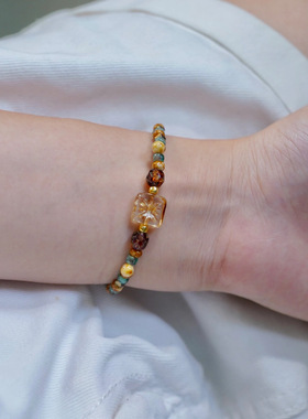 【塞上胭脂】敦煌配色复古串珠手链设计感高颜值仙气古风手饰礼物