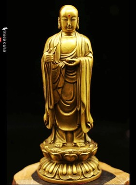 台湾祥狮纯铜地藏王菩萨佛像