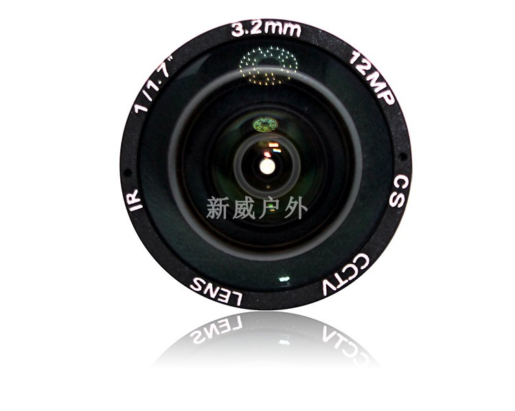 监控1200万像素3.2mm 5mm 8mm高清4K固定光圈CS工业相机镜头 12MP-图2