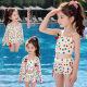 ຊຸດລອຍນ້ຳເດັກຍິງ summer style cherry polka dot Children's Princess swimsuit split baby girl suspender swimsuit