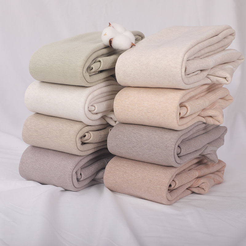 棉质打底裤女加绒加厚秋冬季内外穿保暖棉裤高弹燕麦色踩脚连裤袜,淘宝优惠券,粉丝福利购,淘宝优惠卷