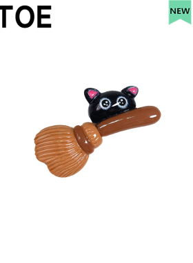 小黑猫crocs洞洞鞋配饰diy鞋带扣