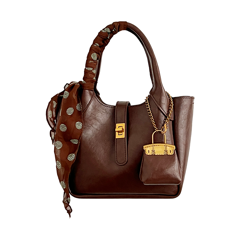 原创·小瑞靓包 岛屿暖息 丝巾菜篮子托特包包女2025新款单肩斜挎 - 图3