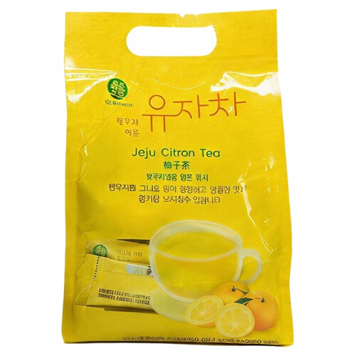 韩国进口jejun-farm济州岛特产蜂蜜青橘柑橘柚子茶速溶浓缩果茶 - 图3