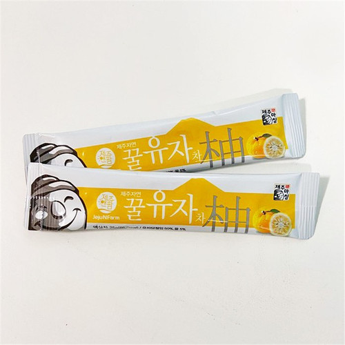 韩国进口jejun-farm济州岛特产蜂蜜青橘柑橘柚子茶速溶浓缩果茶 - 图0