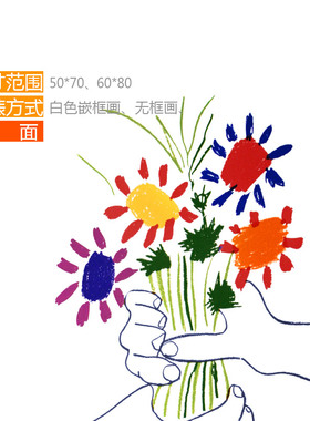 装饰画无框画RED艺术毕加索