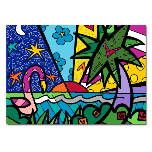 巴西艺术家简约客厅装饰画卡通挂画波普儿童欢乐乐队流行时尚壁画