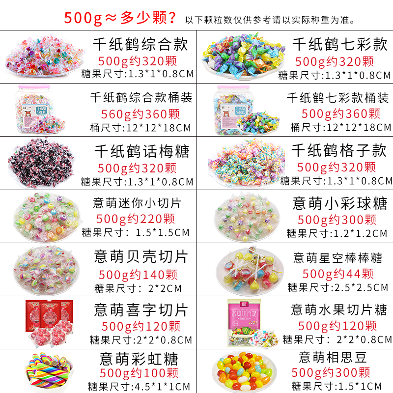 千纸鹤手工水果味结婚果批发硬糖 喜糖铺子食品喜糖