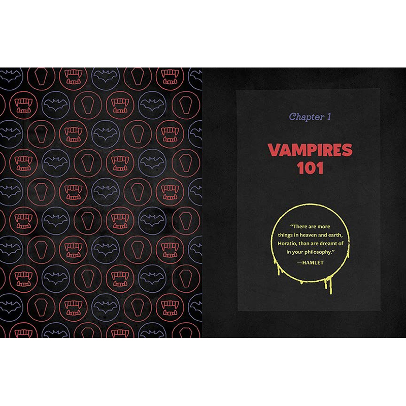 【预售】英文原版 Hanging with Vampires 和吸血鬼在一起 Quirk Books Insha Fitzpatrick 关于吸血鬼的一切奇幻故事儿童插画书籍 - 图0