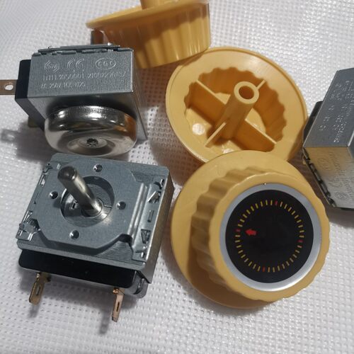商用家用消毒柜铁定时器60分钟计时器开关带旋钮带线提醒器 - 图1