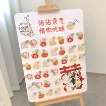 Small Red Book Stained with Joy Stick Candy Greet the Wedding Wedding Road Leading Signs Kt Board Waterboard Custom