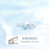 Blue Whale sterling silver ring light luxury niche