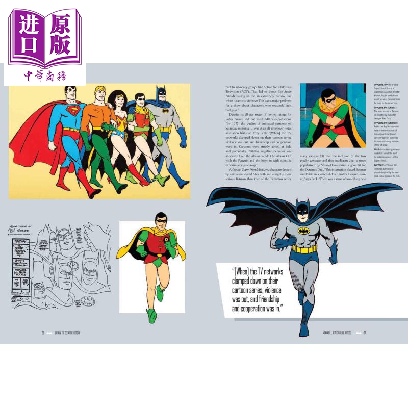 Batman: The Definitive History of the Dark Knight in Comics, Film 英文原版 蝙蝠侠：《暗夜骑士》完全图解手册【中商原 - 图1