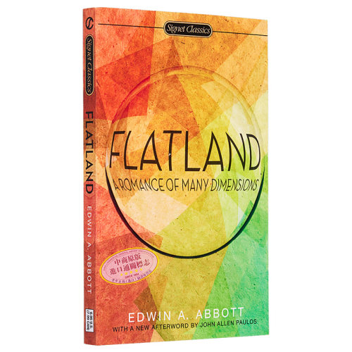 预售 平面国 英文原版 科幻小说 Flatland: A Romance of Many Dimensions Edwin A Abbott 可搭 The Worlds I See Li Fei Fei 李? - 图3