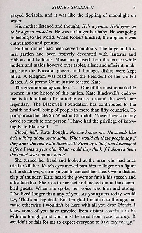 现货 西德尼 谢尔顿经典作品 3本套装 英文原版 Sidney Sheldon 假如明天来临 谋略大师 没有永恒的东西【中商原版】 - 图2