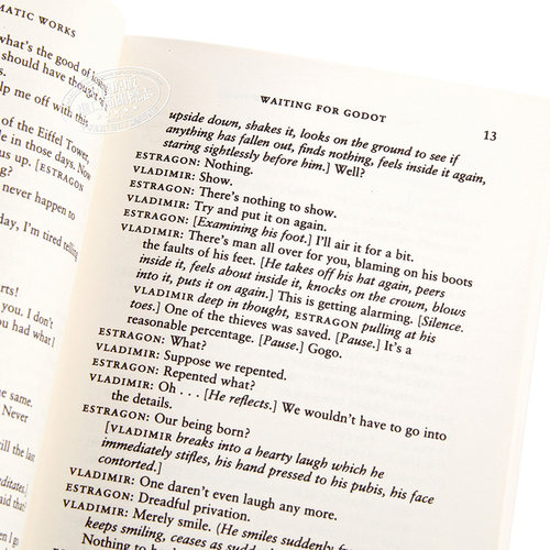 塞缪尔贝克特的全部戏剧作品 英文原版 The Complete Dramatic Works of Samuel Beckett【中商原版】 - 图2
