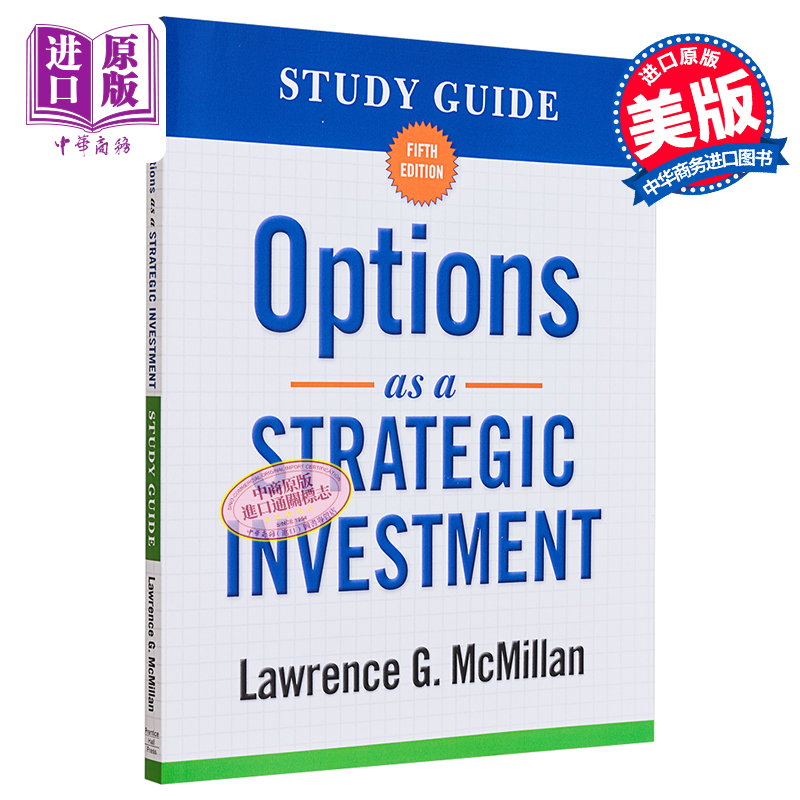 现货 期权投资策略 金融期货与期权丛书 第5版 Options as a Strategic Investment 英文原版 Lawrence G McMillan【中商原版】 - 图0