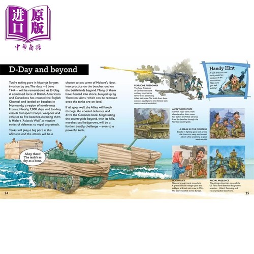 你不会想参与第二次世界大战 You Wouldnt Want To Be In A Tank In World War Two 英文原版 儿童科普读物 进口【中商原版】 - 图1
