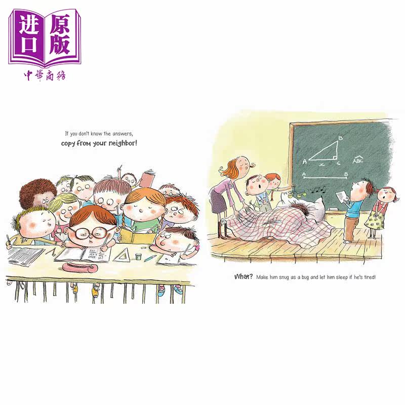 老师不会说的事 All the Things a Teacher Will Never Say英文原版 儿童绘本 搞笑趣味图画书 精装绘本 进口童书【中商原版】