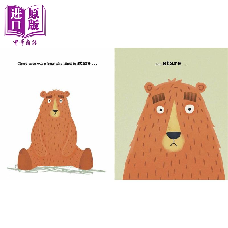 现货 Duncan Beedie：The Bear Who Stared 胆小的熊 精品绘本 低幼亲子故事绘本 平装 英文原版 3-6岁【中商原版】 - 图1