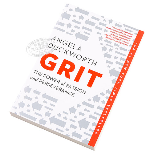坚毅 英文原版 Grit: The Power of Passion and Perseverance 进口图书 英文原版书 英文书 自我提升 成功励志 - 图1